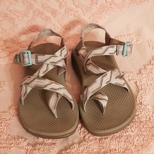 Great condition mint and grey chaco sandals